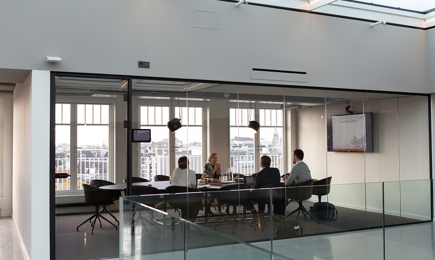 Working in the office